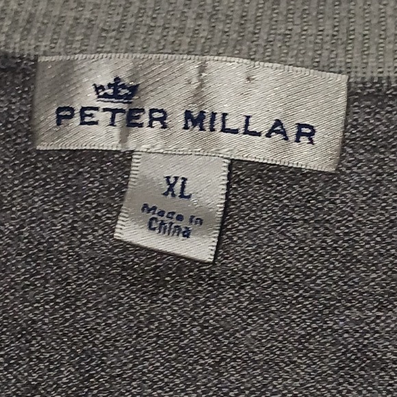 Peter Millar Sweater Vest Men's XL Sleeveless Silk Wool Blend Gray - Picture 3 of 12